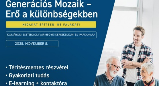 Generációs Mozaik – Erő a különbségekben ingyenes képzés a kamarában