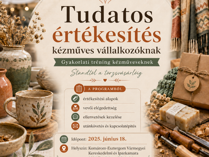 Tudatos értékesítés kézműves vállalkozóknak