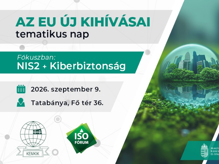 Elérhető a prezentáció: EU új kihívásai – tematikus nap: NIS2 megfelelés, Kiberbiztonság, Információbiztonság